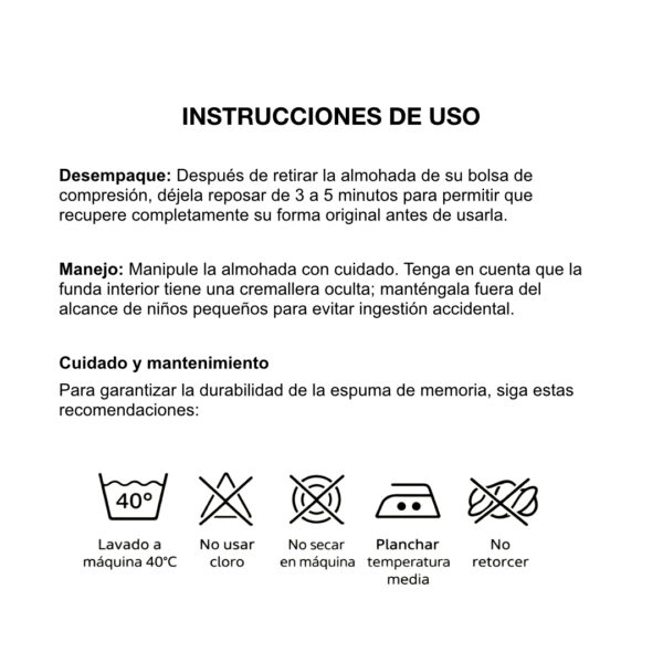 Almohada Gravity Foam